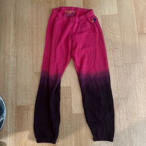 Aviator nation red and black sweatpants size M